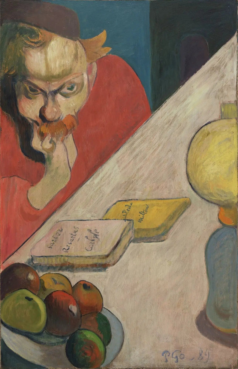 Meyer de Haan (Unter der Lampe) - Paul Gauguin