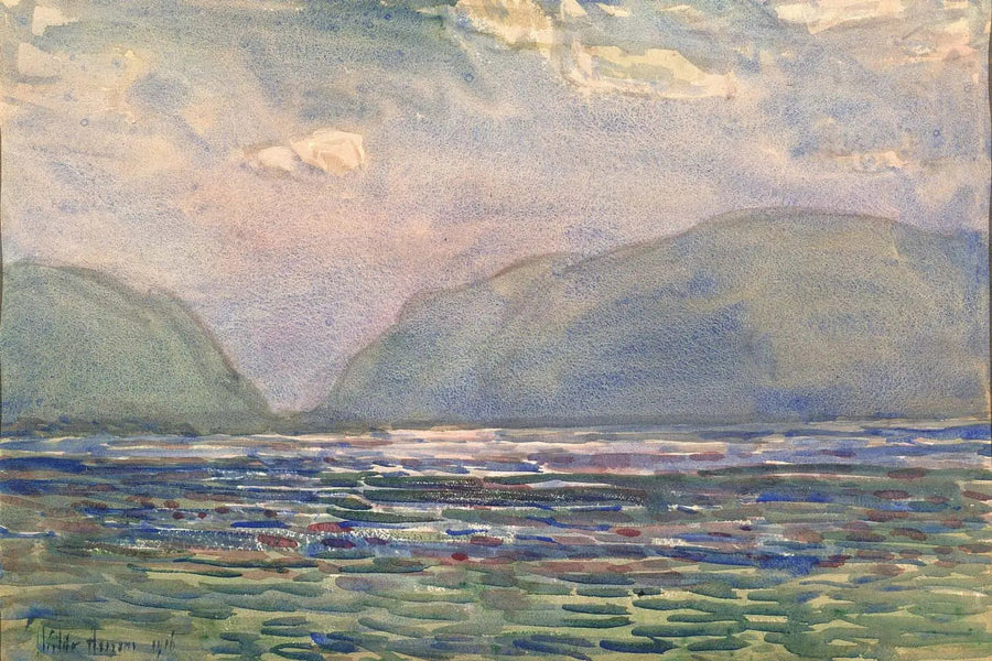 Midi über Newburgh - Childe Hassam
