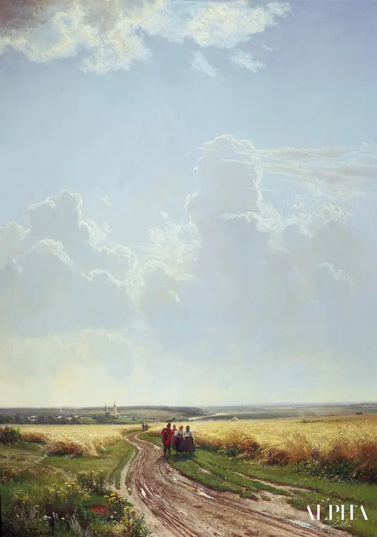 Midi dans les environs de Moscou - Ivan Shishkin - Reproductions de tableaux et peintures haut de gamme