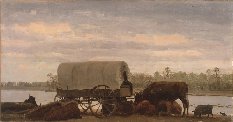 Midi auf der Platte - Albert Bierstadt