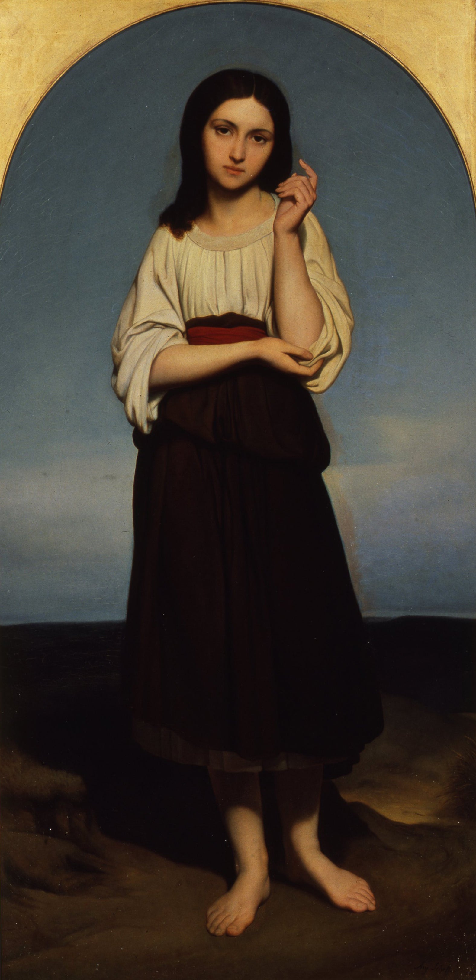 Mignon désire sa patrie - Ary Scheffer image 1 tableau peint à l’huile sur toile