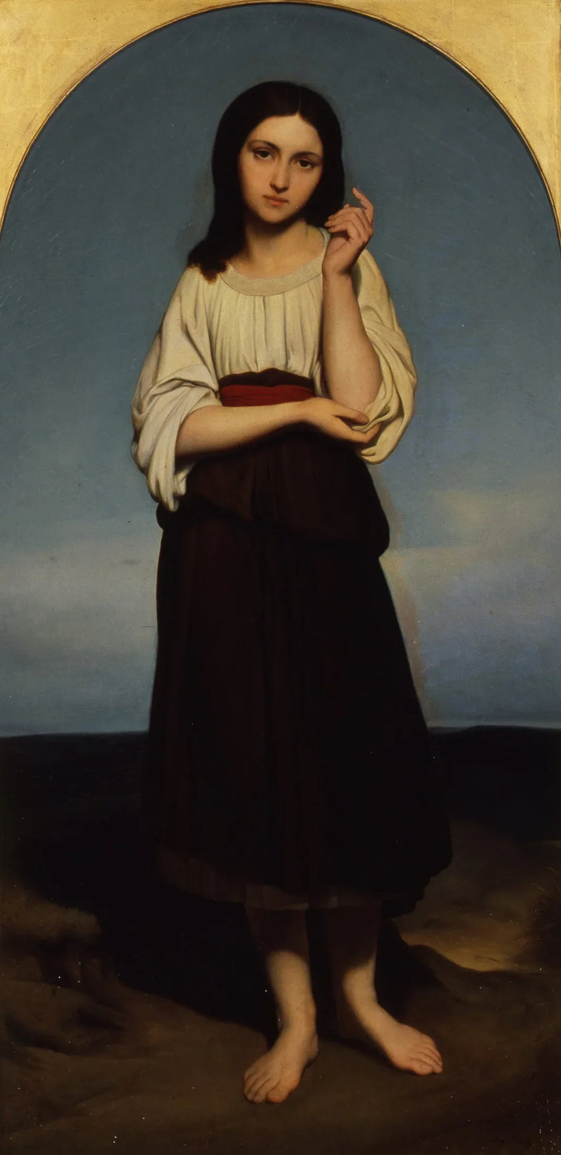 Mignon sehnt sich nach seiner Heimat - Ary Scheffer