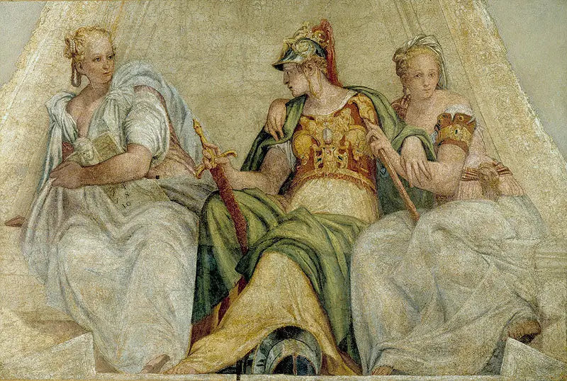 Minerva zwischen Geometrie und Arithmetik - Paul Véronèse