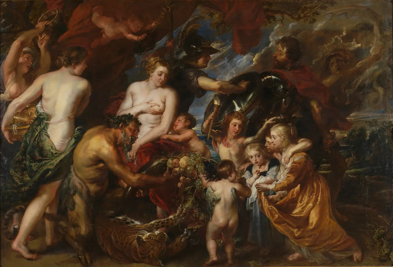 Minerva, die den Frieden des Mars schützt - Peter Paul Rubens