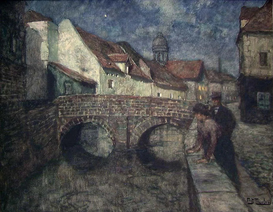 Mitternacht in Amiens - Frits Thaulow