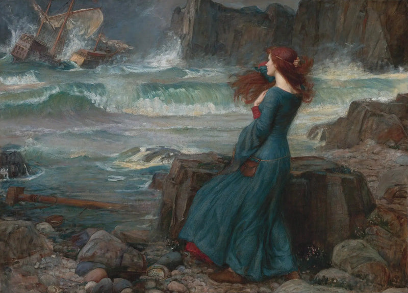 Miranda - Der Sturm - John William Waterhouse
