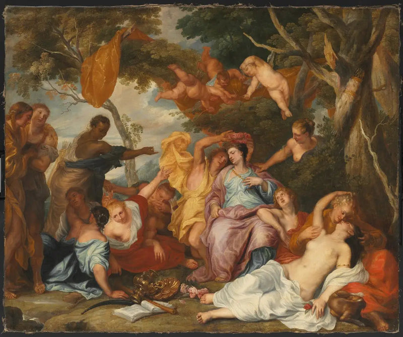 Mirtillo krönt Amarillis - Antoine van Dyck