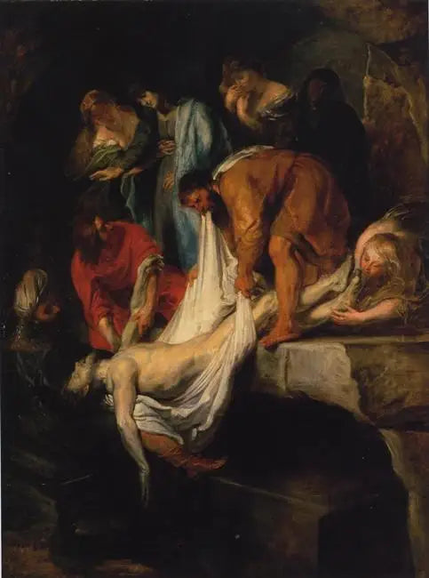 Mise au tombeau - Peter Paul Rubens image 1 tableau peint à l’huile sur toile