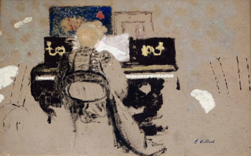 Misia am Klavier - Édouard Vuillard