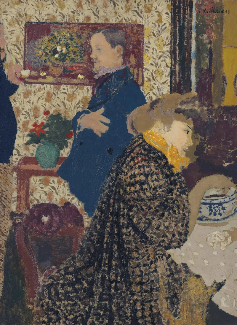 Misia und Vallotton in Villeneuve - Édouard Vuillard