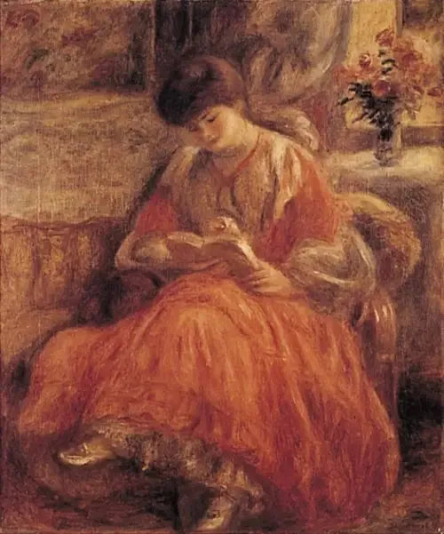 Misia Godebska-Sert sitzend - Pierre-Auguste Renoir