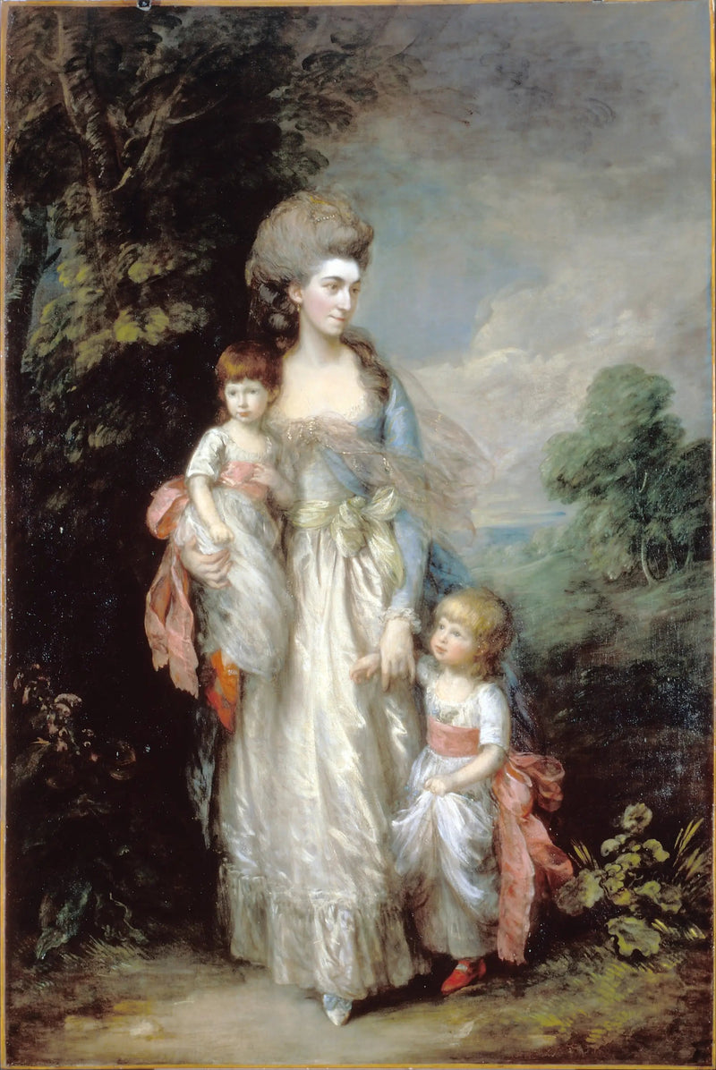 Miss Elizabeth Moody und ihre Söhne Samuel und Thomas - Thomas Gainsborough