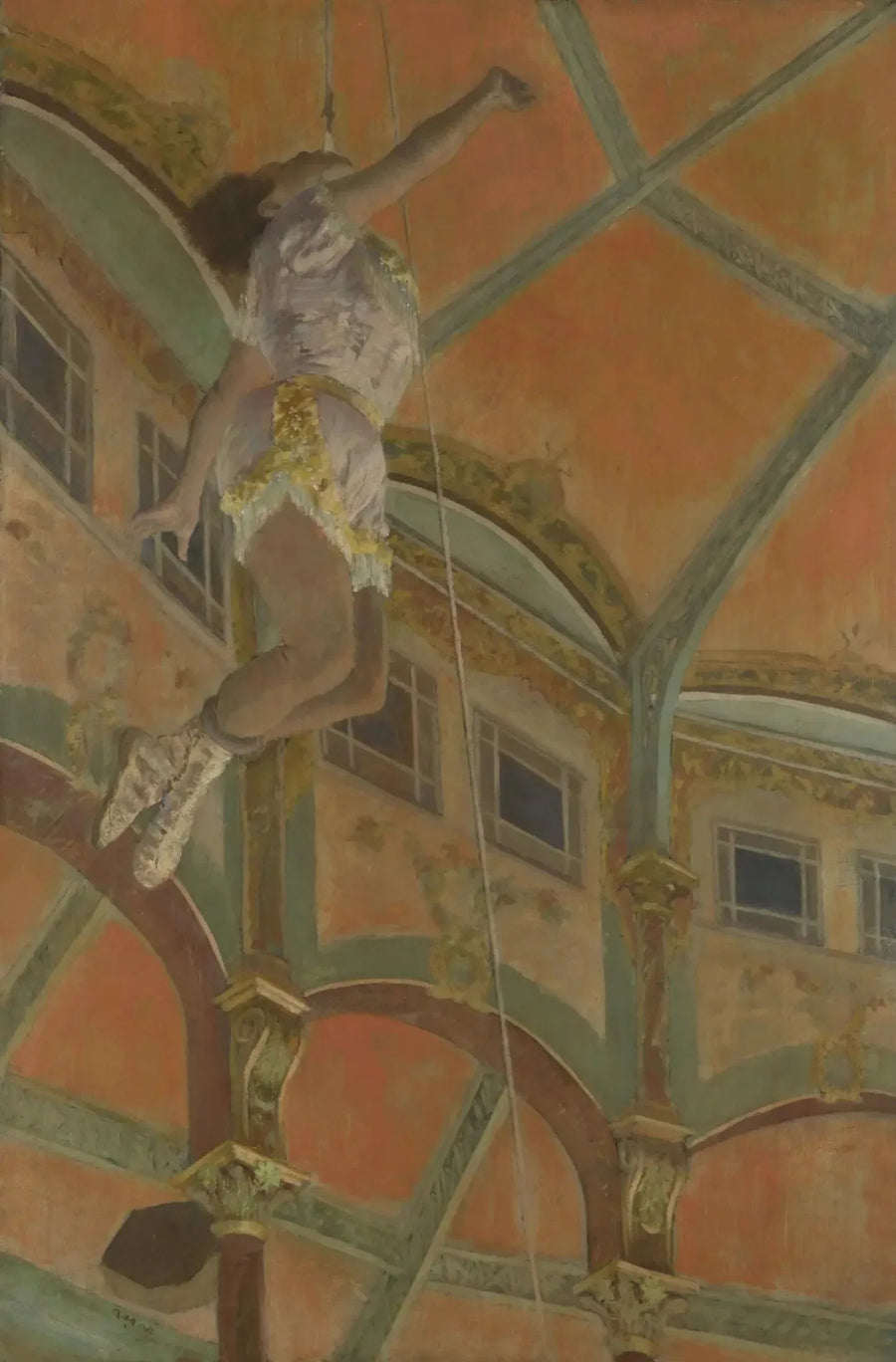 Fräulein La La im Zirkus Fernando - Edgar Degas