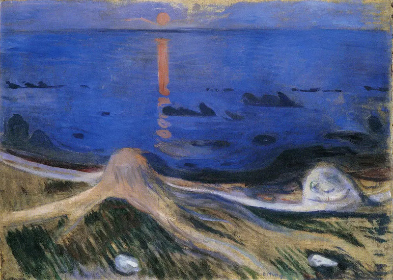 Geheimnis am Ufer - Edvard Munch