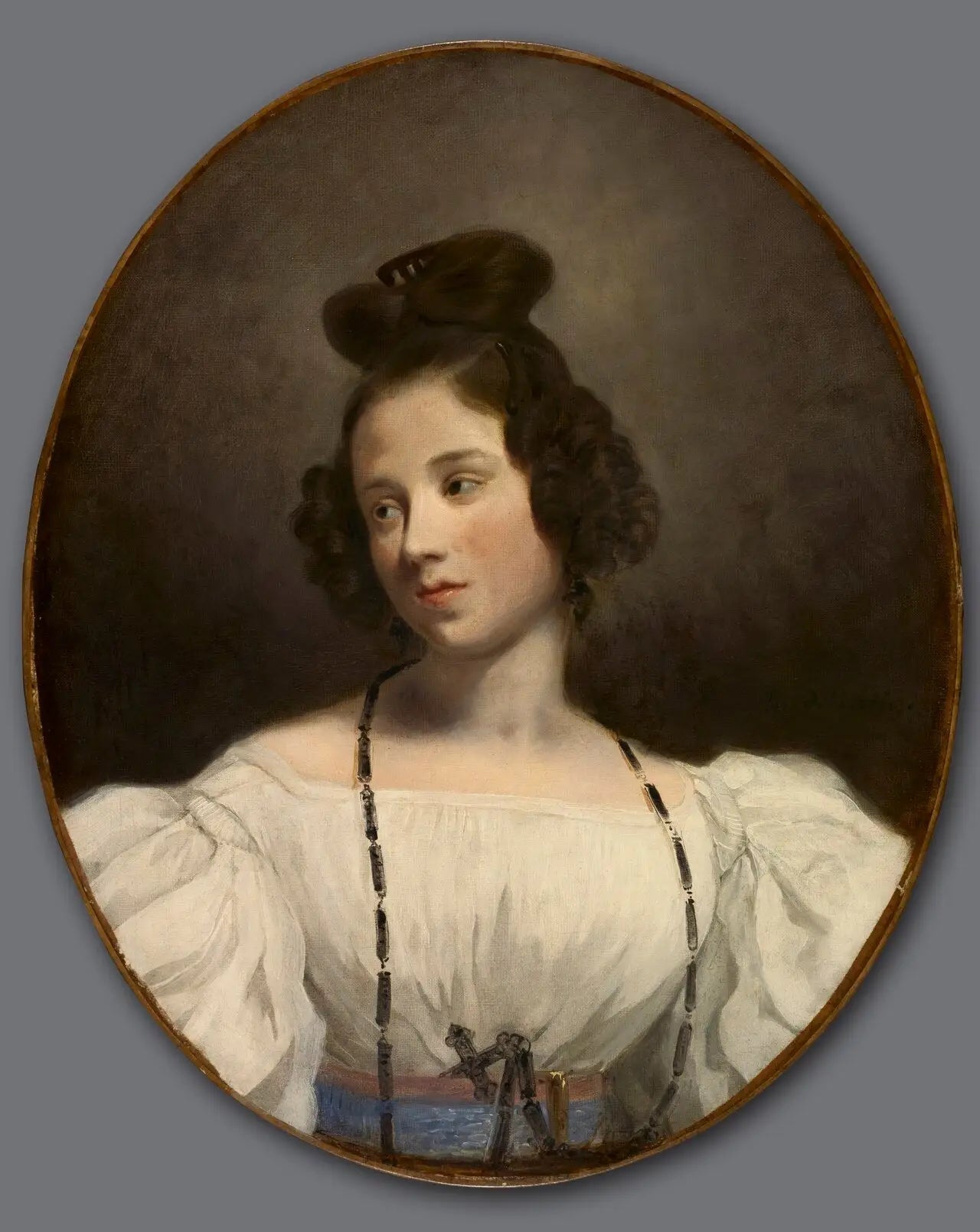 Mlle. Alexandrine-Julie de la Boutraye - Eugène Delacroix image 1 copie peinte à la main à l’huile