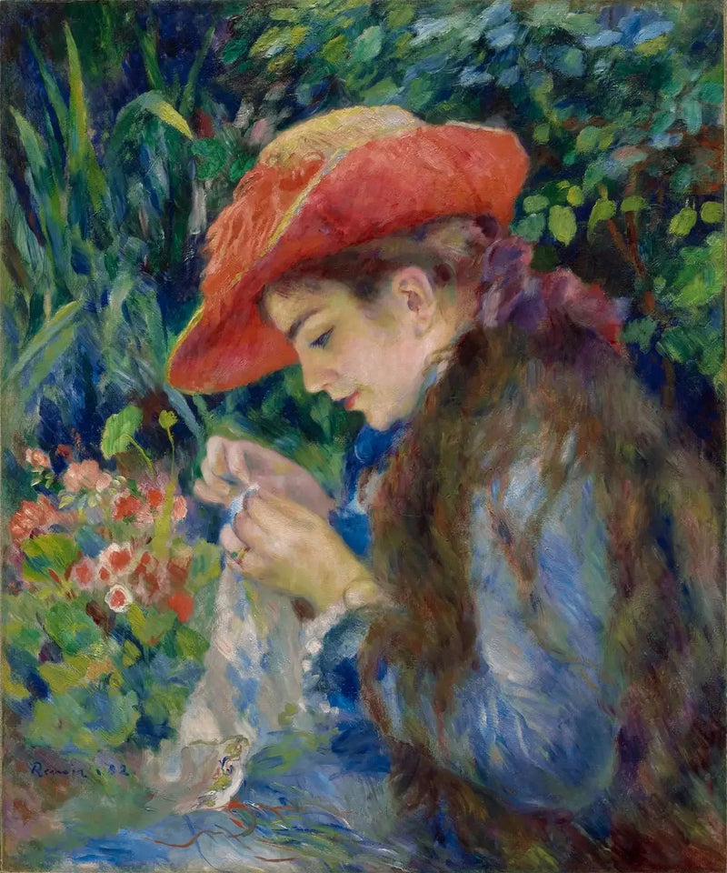 Fräulein Marie-Thérèse Durand-Ruel Cousant - Pierre-Auguste Renoir