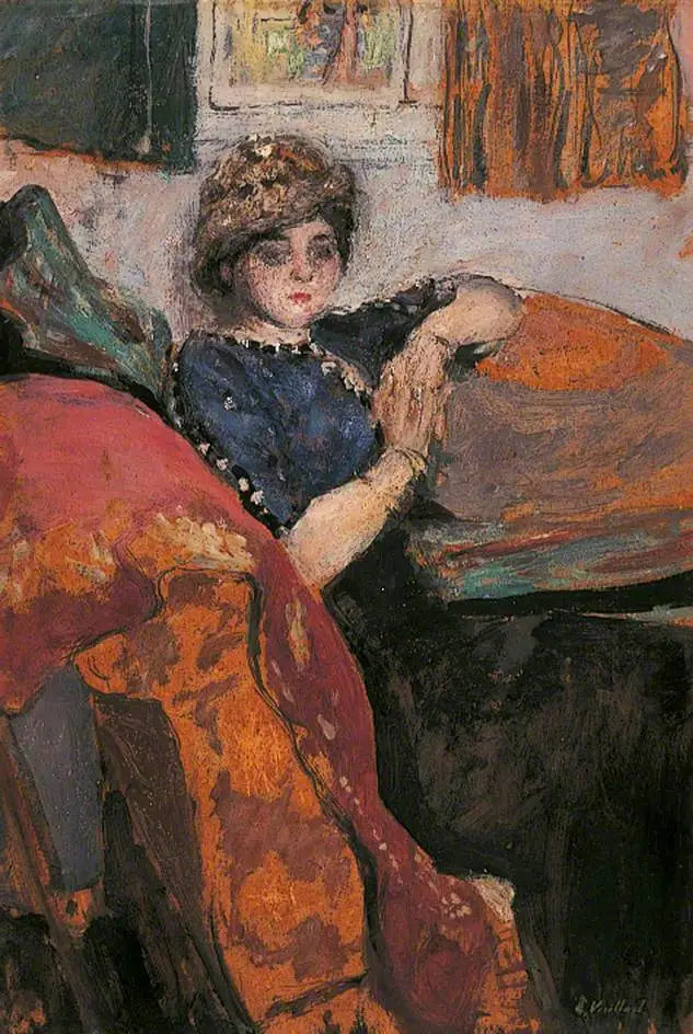 Fräulein Nathanson im Atelier des Künstlers - Édouard Vuillard