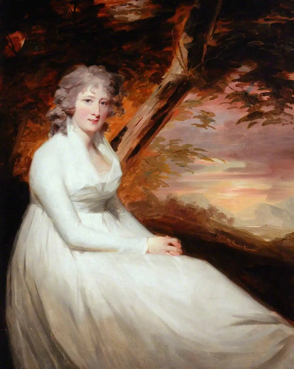 Mme Anne Stewart de St Fort - Henry Raeburn image 1 reproduction de peinture à l’huile