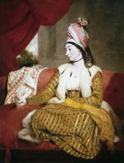 Mme Baldwin (1763–1839), in orientalischer Kleidung - Joshua Reynolds