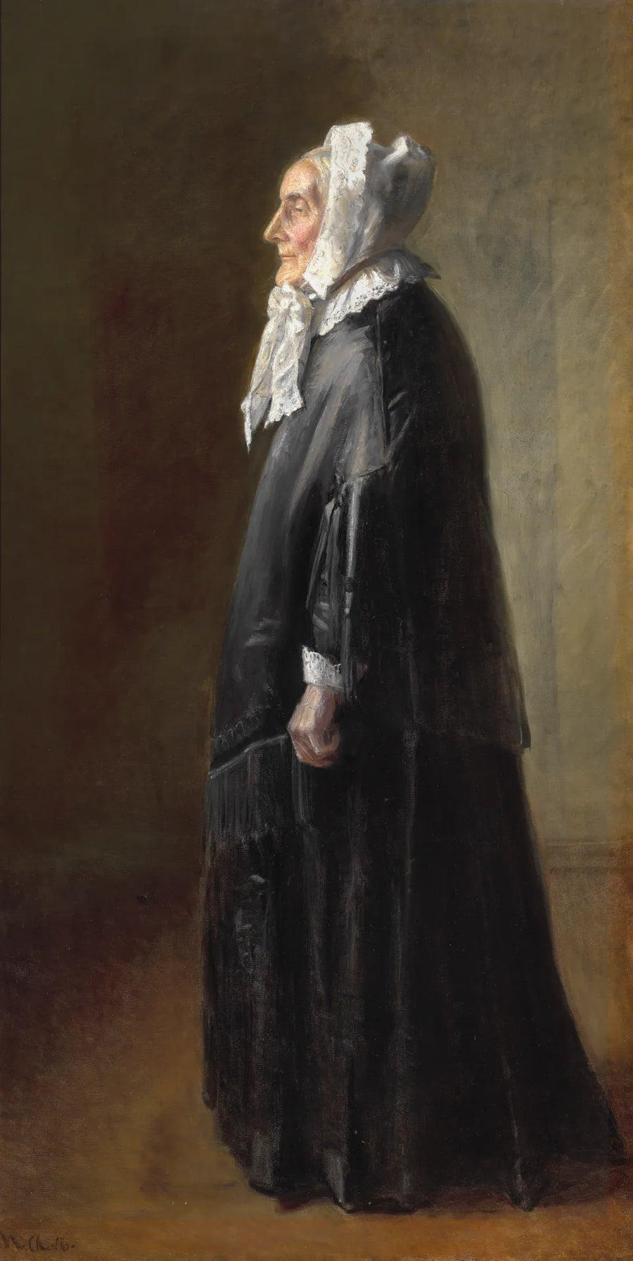 Frau Bründum steht direkt vor mir. – Michael Peter Ancher