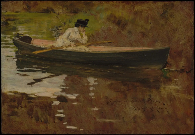 Mme Chase am Prospect Park - William Merritt Chase
