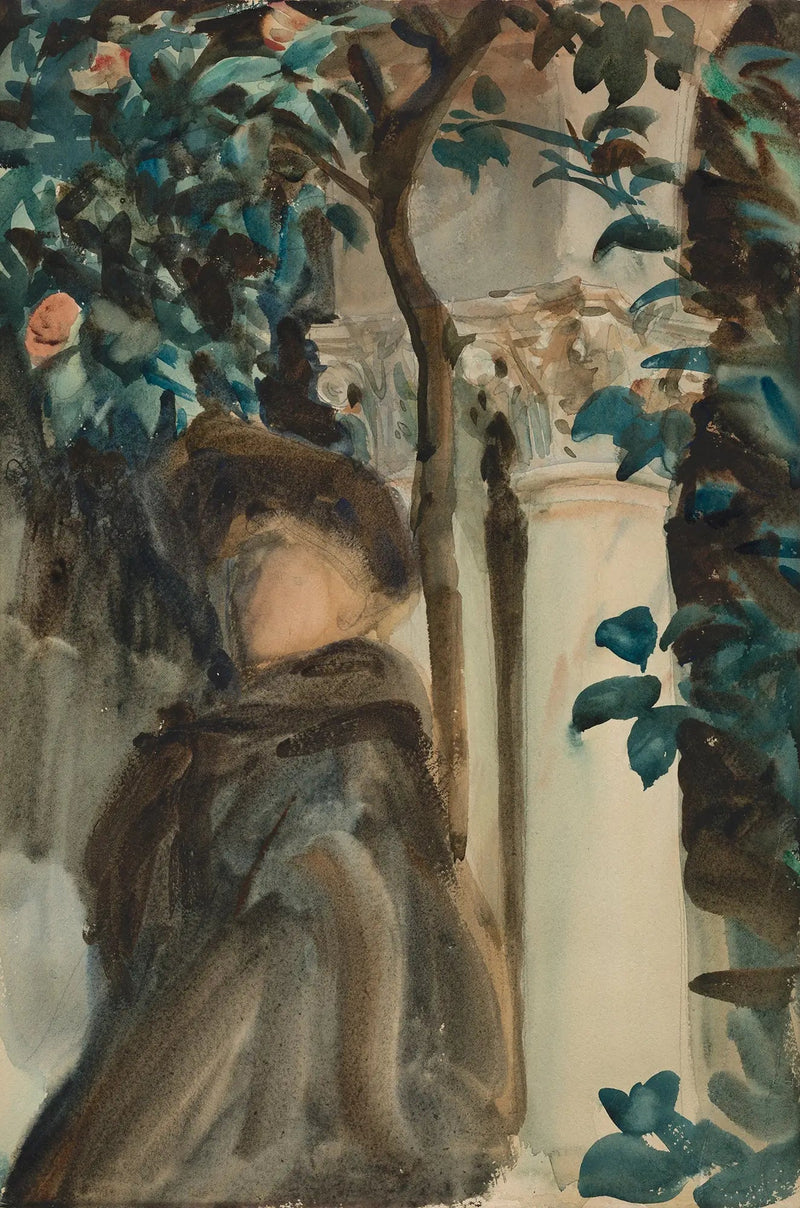Frau Gardner in Fenway Court - John Singer Sargent