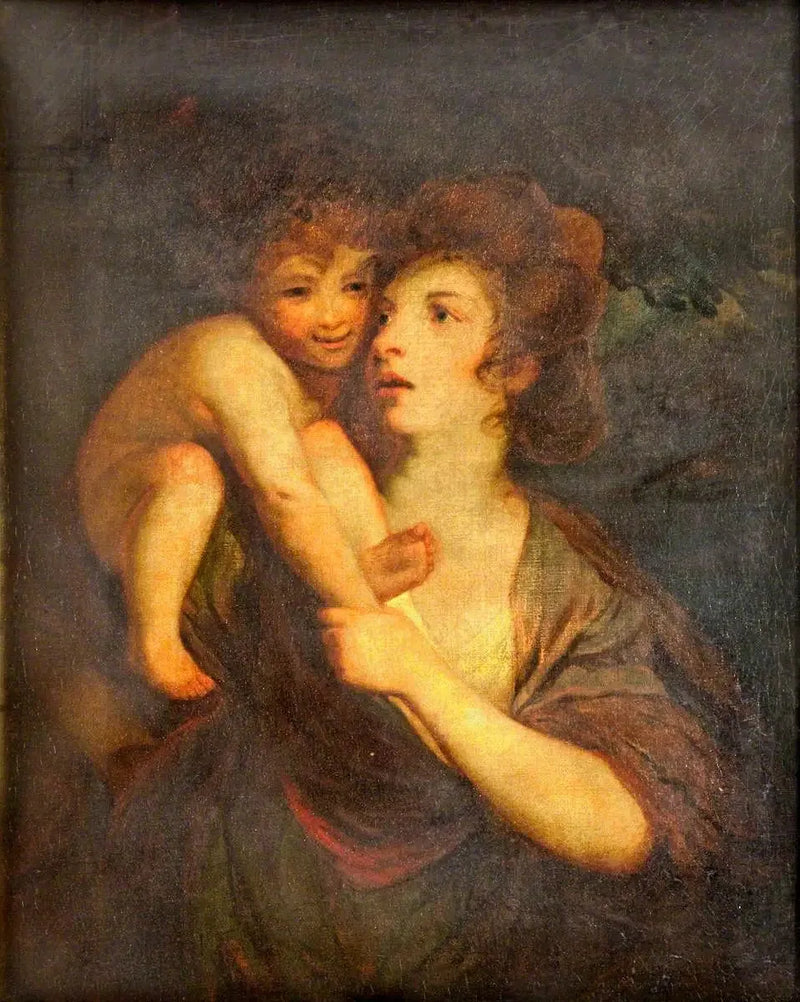 Mme Hartley (1750/1751–1824) und ihr Kind - Joshua Reynolds