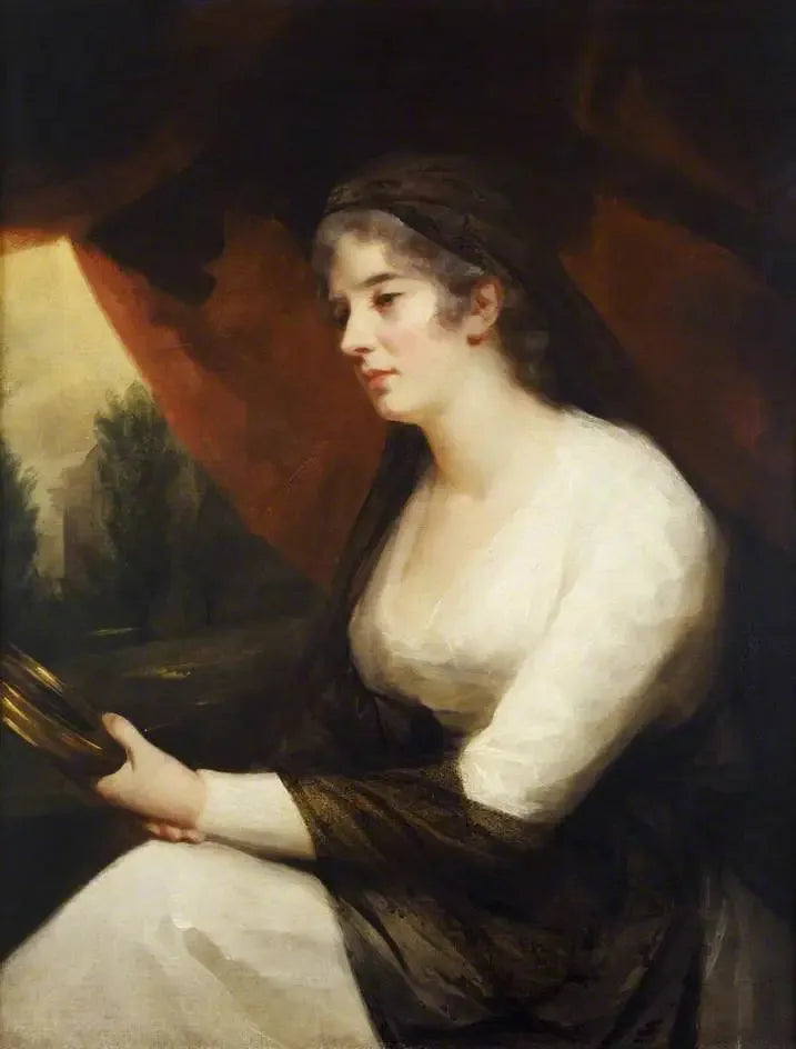Mme Johnstone im Rolle der « Contemplation » - Henry Raeburn