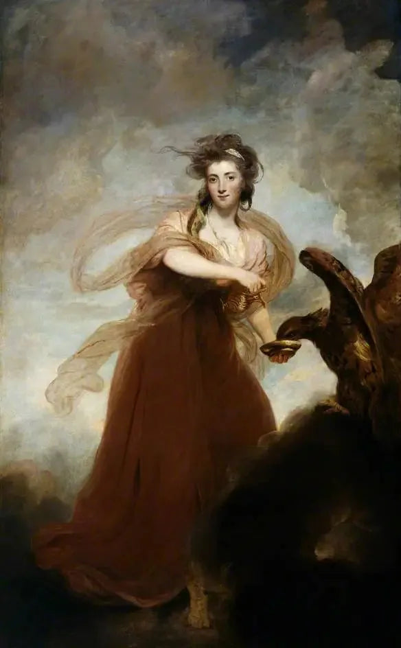 Frau Musters in der Rolle der Hebe - Joshua Reynolds
