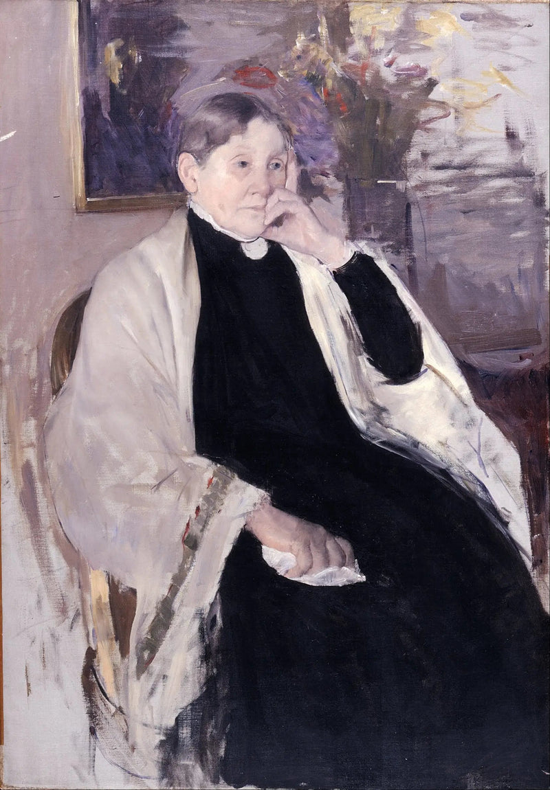 Mme Robert S. Cassatt, die Mutter der Künstlerin - Mary Cassatt