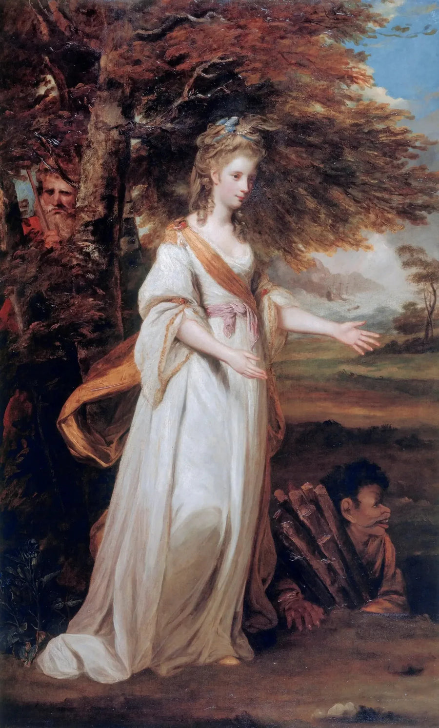 Mme Tollemache im Rolle von Miranda - Joshua Reynolds