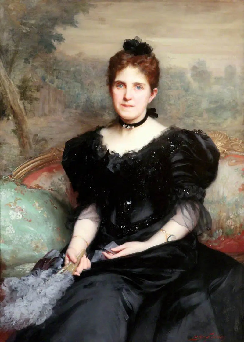 Frau William Hesketh Lever (ca. 1851–1913), später 1. Lady Lever - Luke Fildes