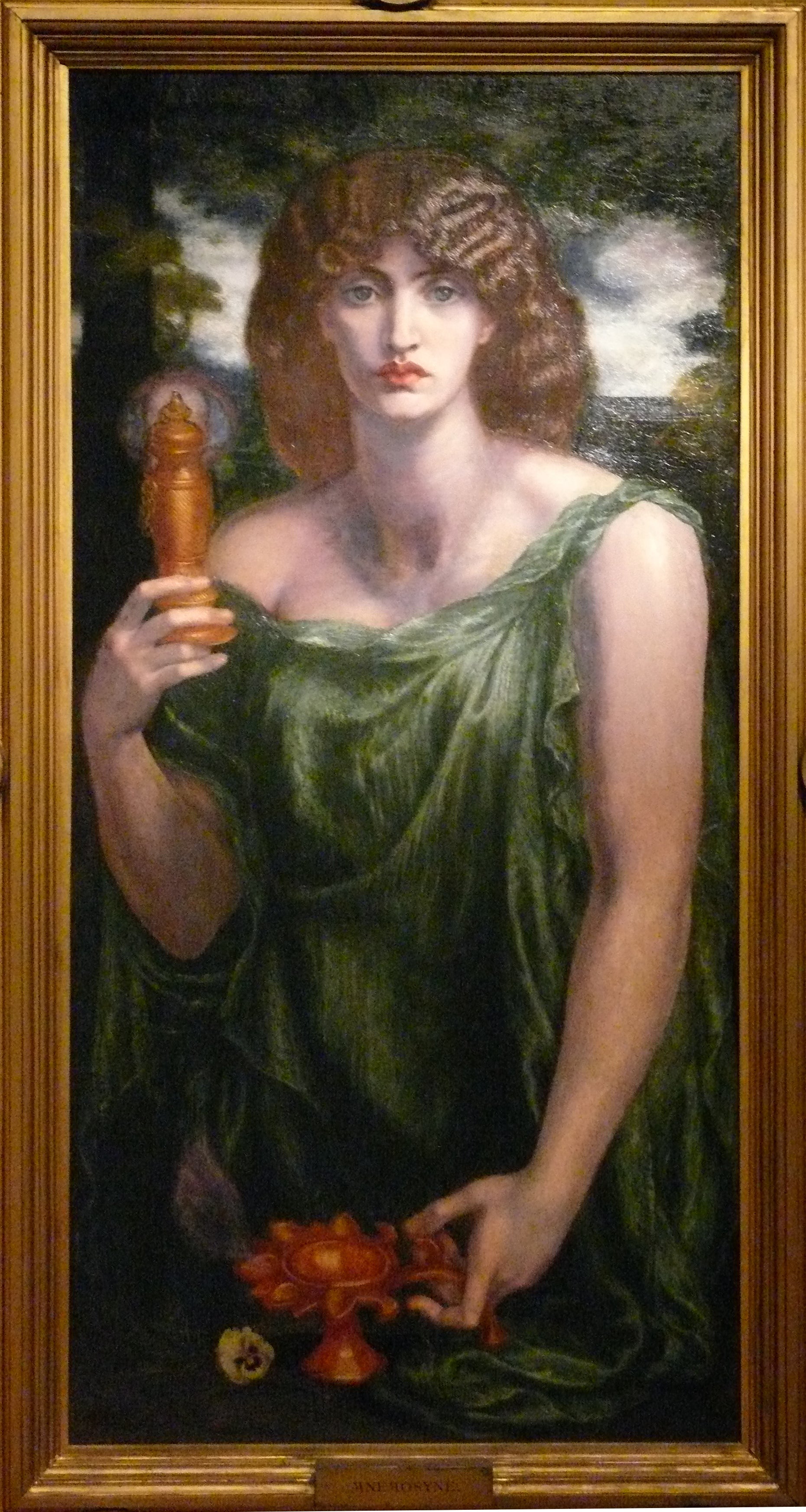 Mnémosyne - Dante Gabriel Rossetti image 1 reproduction de peinture à l’huile