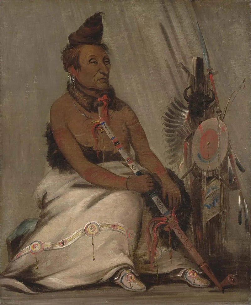 Schwarzer Mokassin, Chef - George Catlin