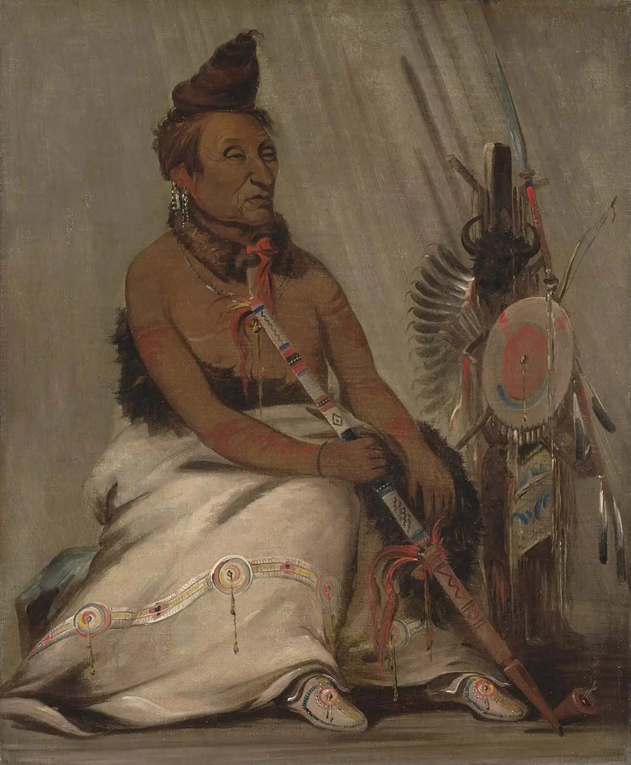 Schwarzer Mokassin, Chef - George Catlin