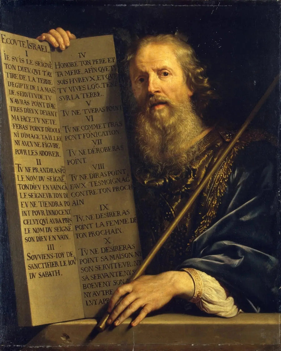 Moses mit den Zehn Geboten - Philippe de Champaigne