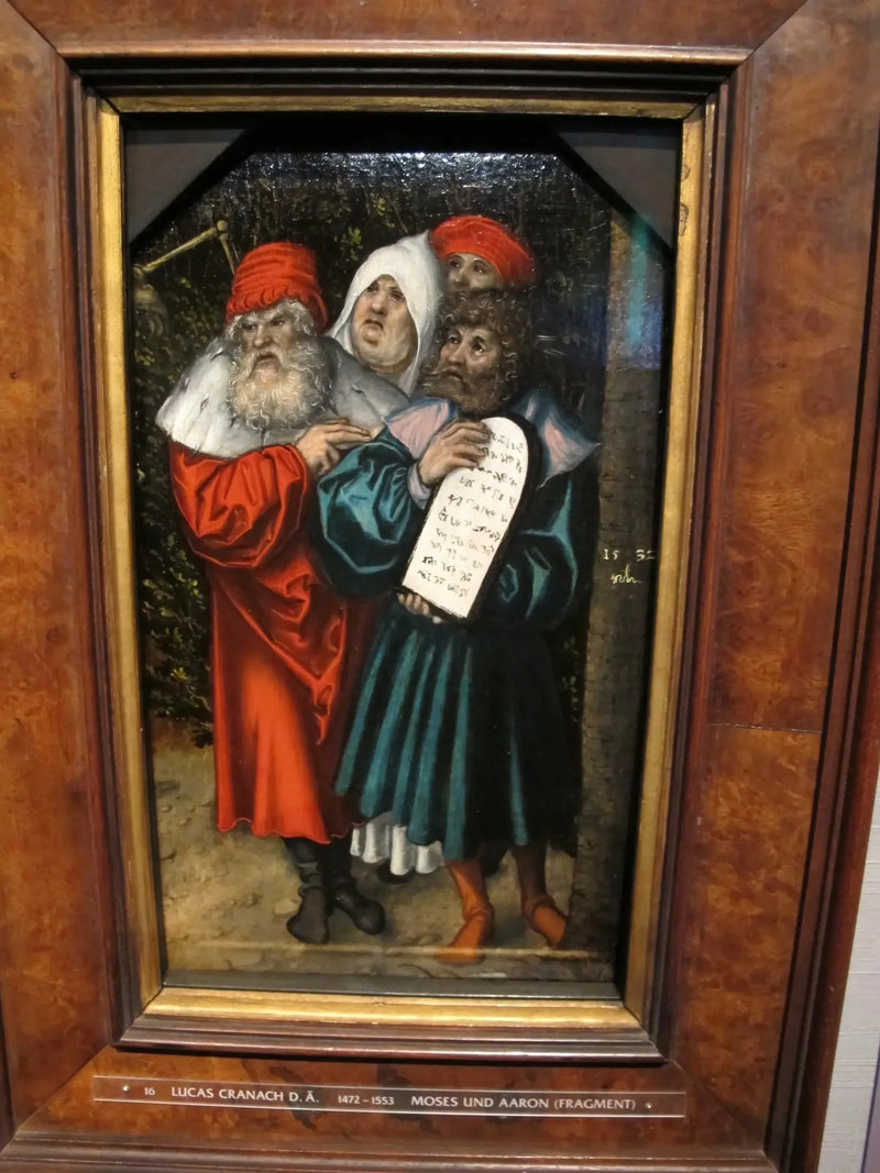 Moses und Aaron und zwei Propheten - Lucas Cranach der Ältere