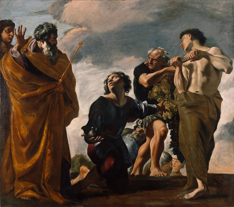 Mose und die Boten Kanaans - Giovanni Lanfranco