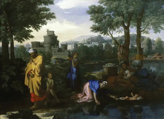 Mose auf den Wassern - Nicolas Poussin