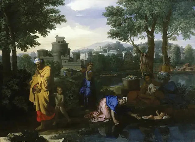 Mose auf den Wassern - Nicolas Poussin