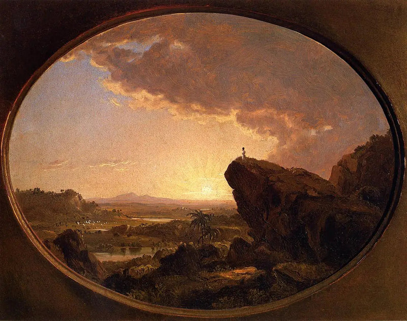 Moses betrachtet das Gelobte Land - Frederic Edwin Church