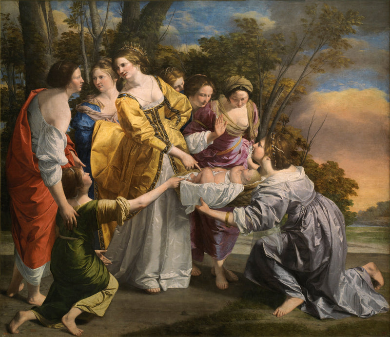Mose gerettet aus den Wassern - Orazio Gentileschi