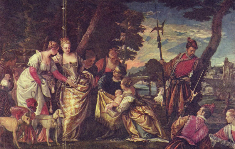 Mose gerettet aus den Wassern - Paul Véronèse
