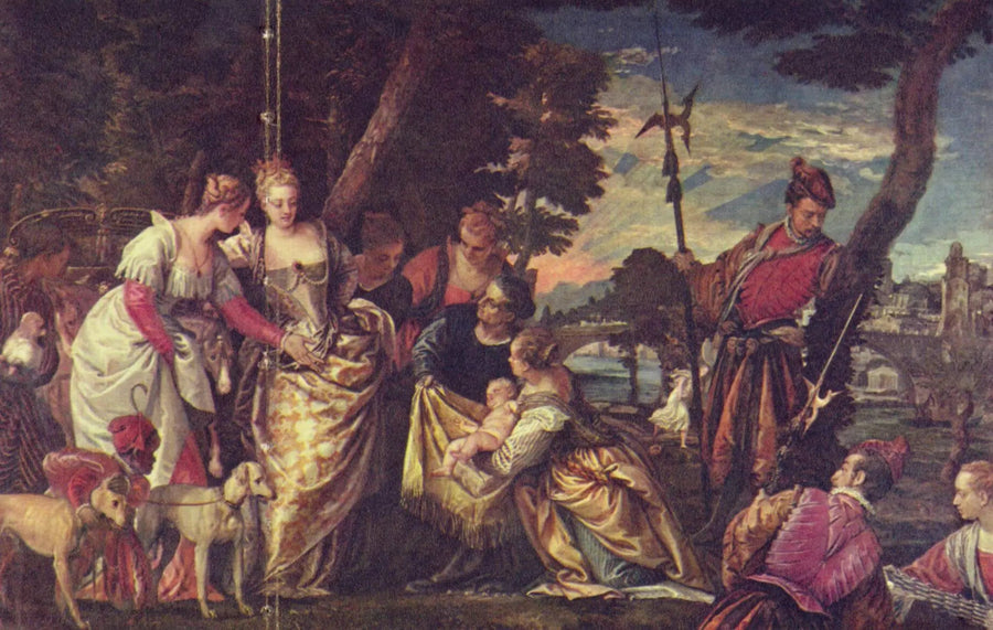 Mose gerettet aus den Wassern - Paul Véronèse