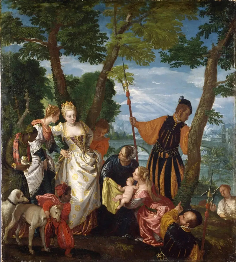 Moses gerettet aus den Wassern - Paul Véronèse