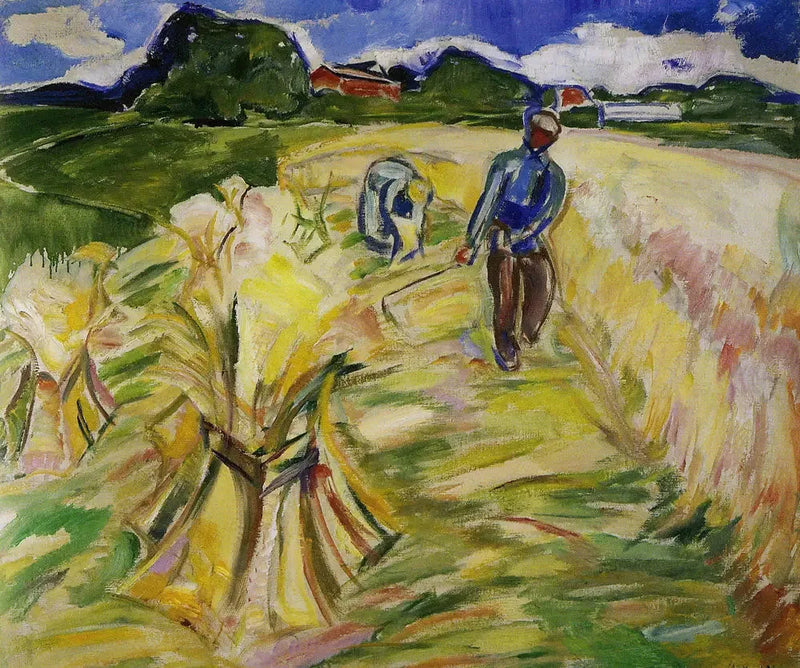 Ernte des Mais - Edvard Munch