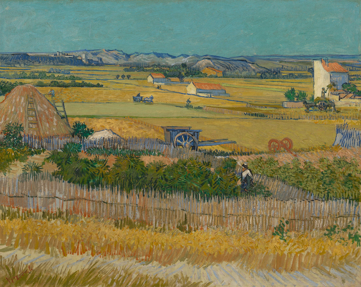 Die Ernte in La Crau, F412 - Vincent van Gogh
