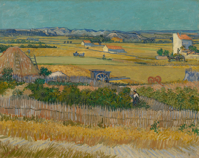 Die Ernte in La Crau, F412 - Vincent van Gogh
