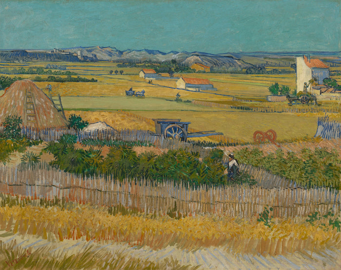 Die Ernte in La Crau, F412 - Vincent van Gogh