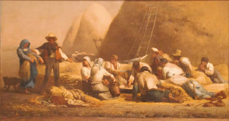 Moissonneurs im Ruhezustand (Rut und Boas) - Jean-François Millet